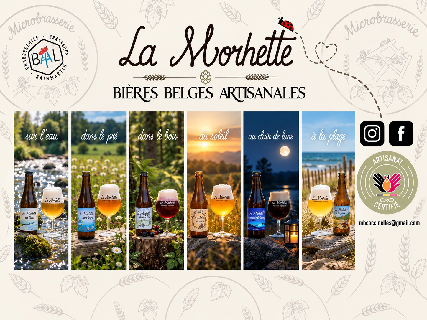 Site La Morhette créé sur mesure par Studio Maybe