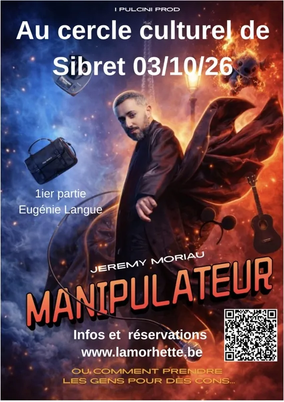 Affiche d’un spectacle La Morhette au Cercle culturel de Sibret